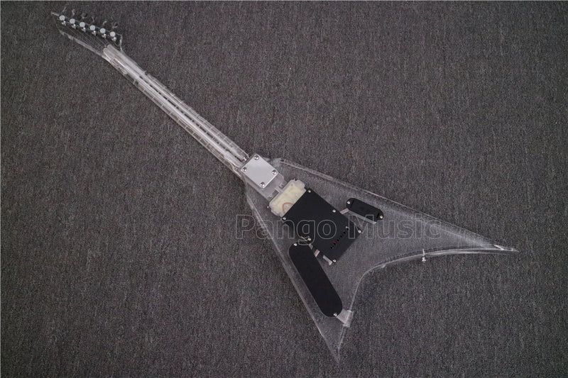 V style All Acrylic Electric Guitar (PAG-028)