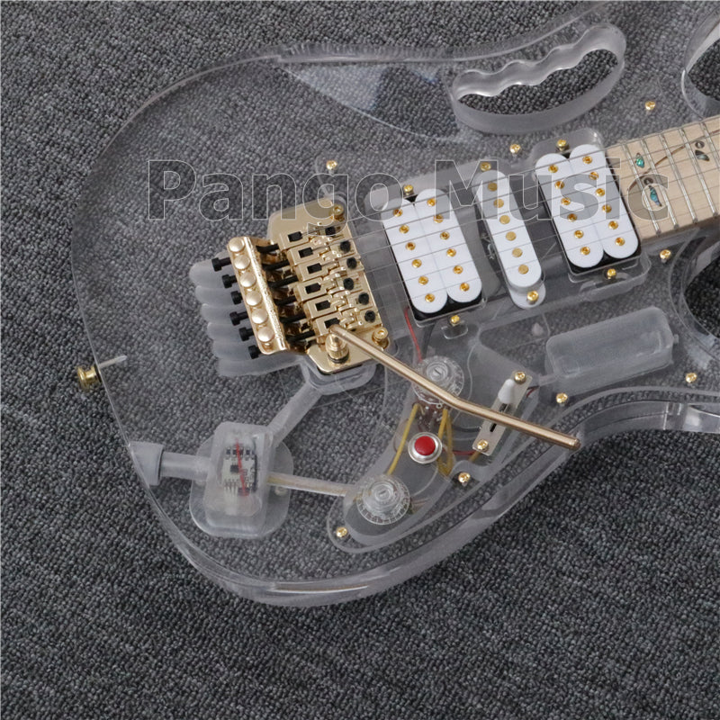 Iba Style Acrylic Body Electric Guitar (PAG-031)