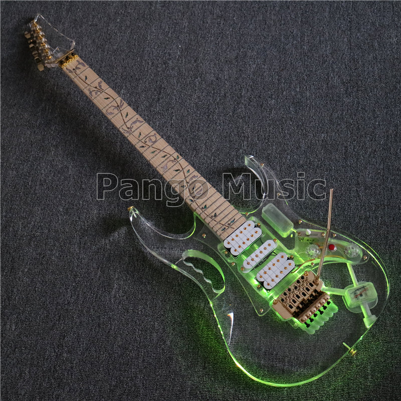 Iba Style Acrylic Body Electric Guitar (PAG-031)