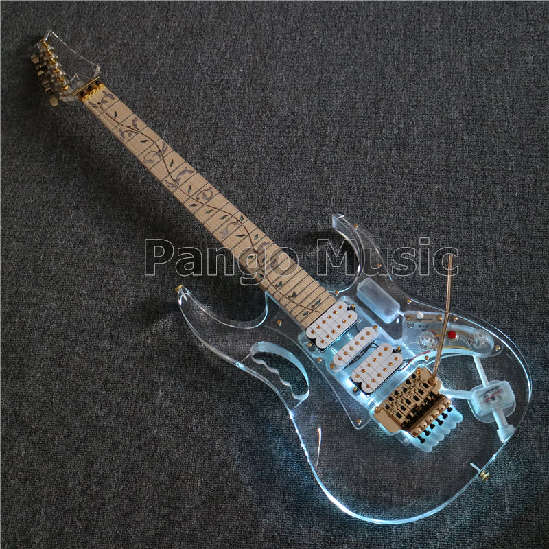 Iba Style Acrylic Body Electric Guitar (PAG-031)
