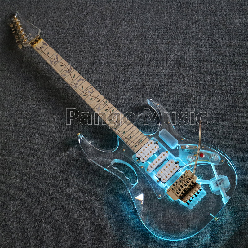 Iba Style Acrylic Body Electric Guitar (PAG-031)