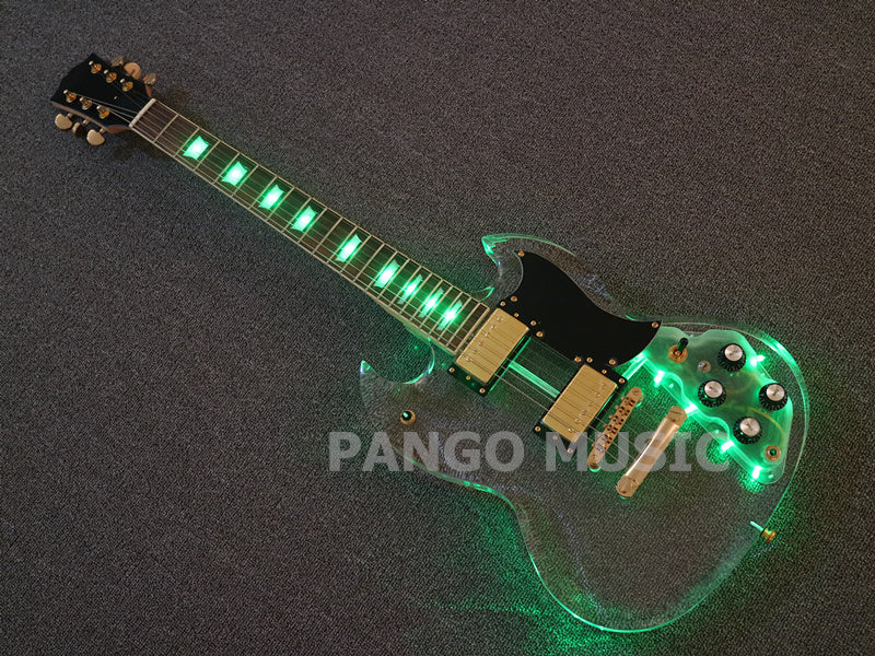 SG style Acrylic Body Electric Guitar (PAG-011)