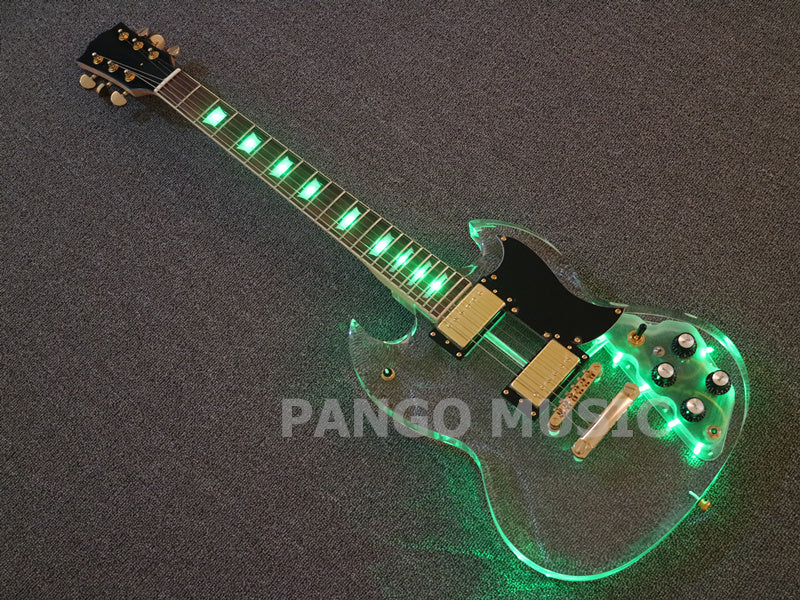 SG style Acrylic Body Electric Guitar (PAG-011)