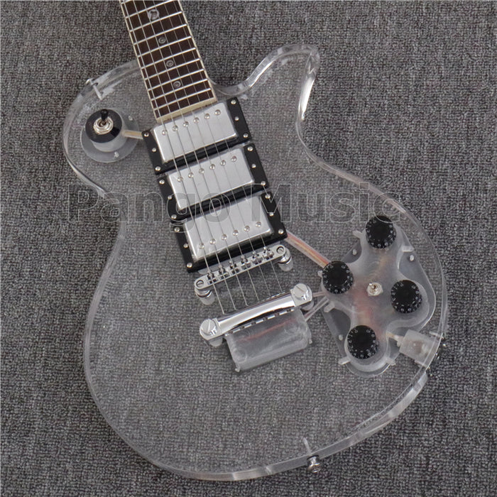 LP style Acrylic Body Electric Guitar (PLP-001)