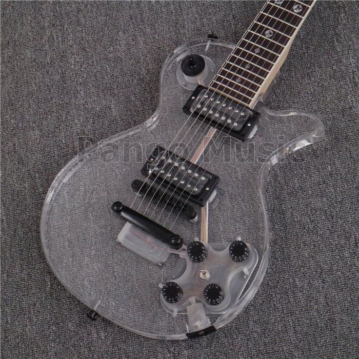 LP style 7 strings Acrylic Body Electric Guitar (PLP-002)