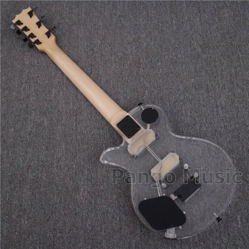 7 Strings LP Style Acrylic Body LED Light Electric Guitar (PLP-002)