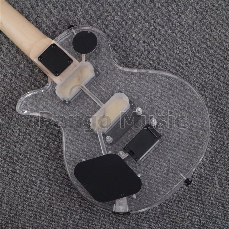 7 Strings LP Style Acrylic Body LED Light Electric Guitar (PLP-002)