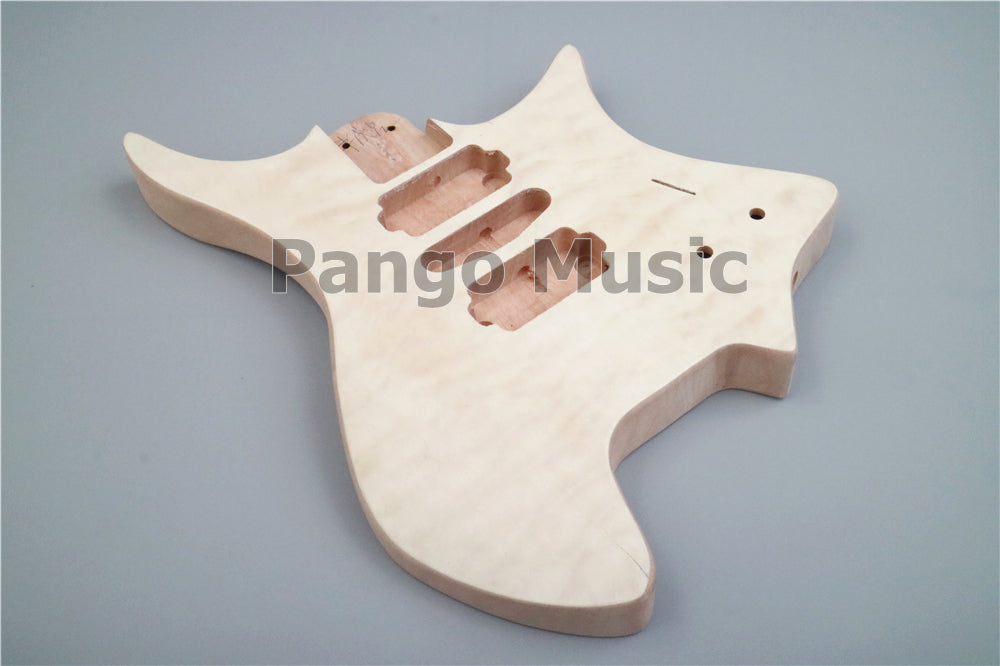 Headless DIY Electric Guitar Kit with Quilted Maple Top (ZQN-007