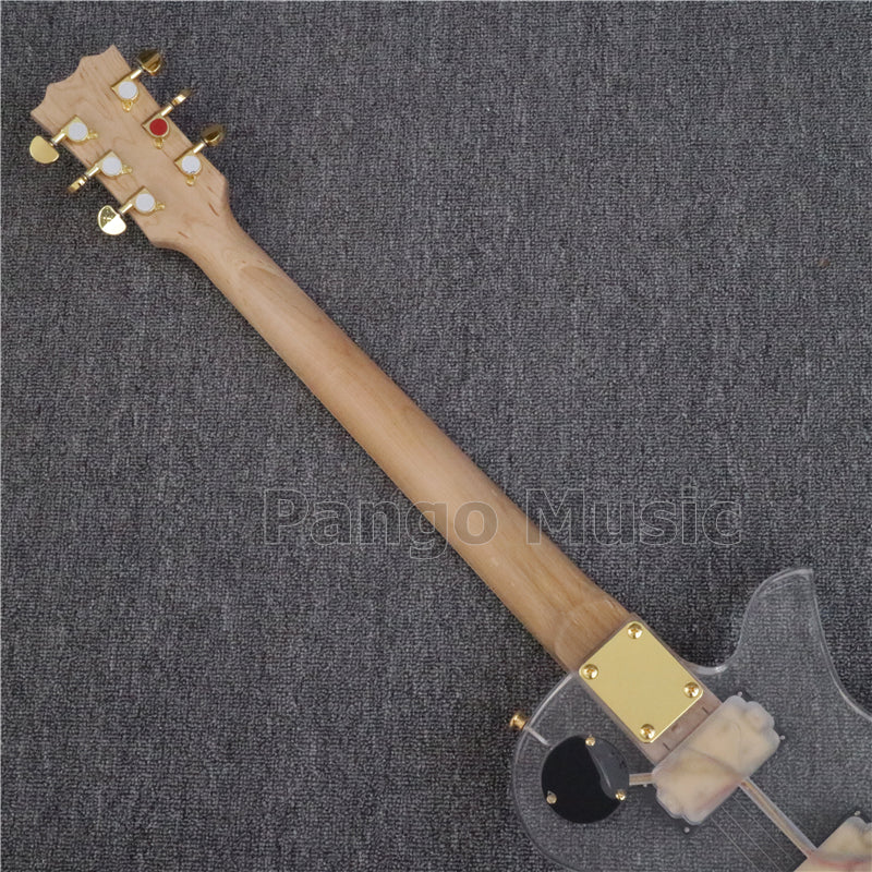 LP Style Left Hand Acrylic Body Electric Guitar (PLP-003)