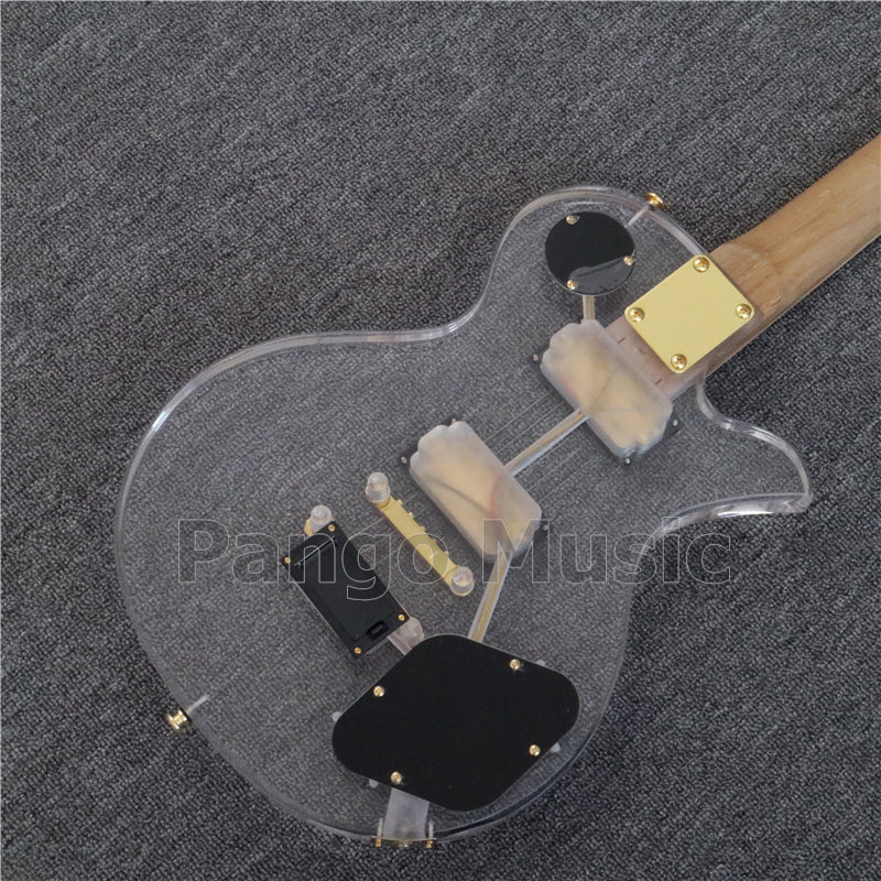 LP Style Left Hand Acrylic Body Electric Guitar (PLP-003)