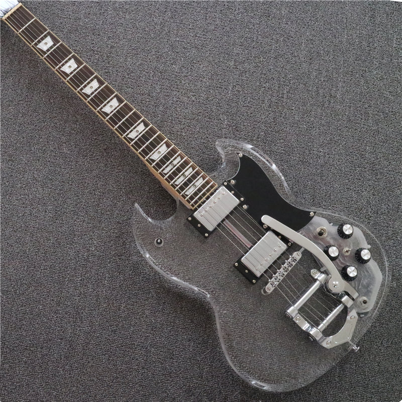 SG style Acrylic Body Electric Guitar (PAG-007)