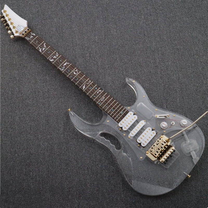 Iba Style Acrylic Body Electric Guitar (PAG-014)
