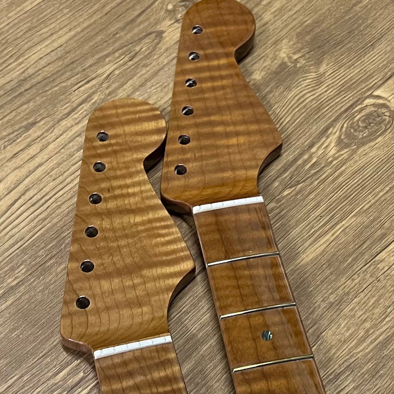 Standard 60S Roasted Flamed Maple ST Style Electric Guitar Neck (2025)