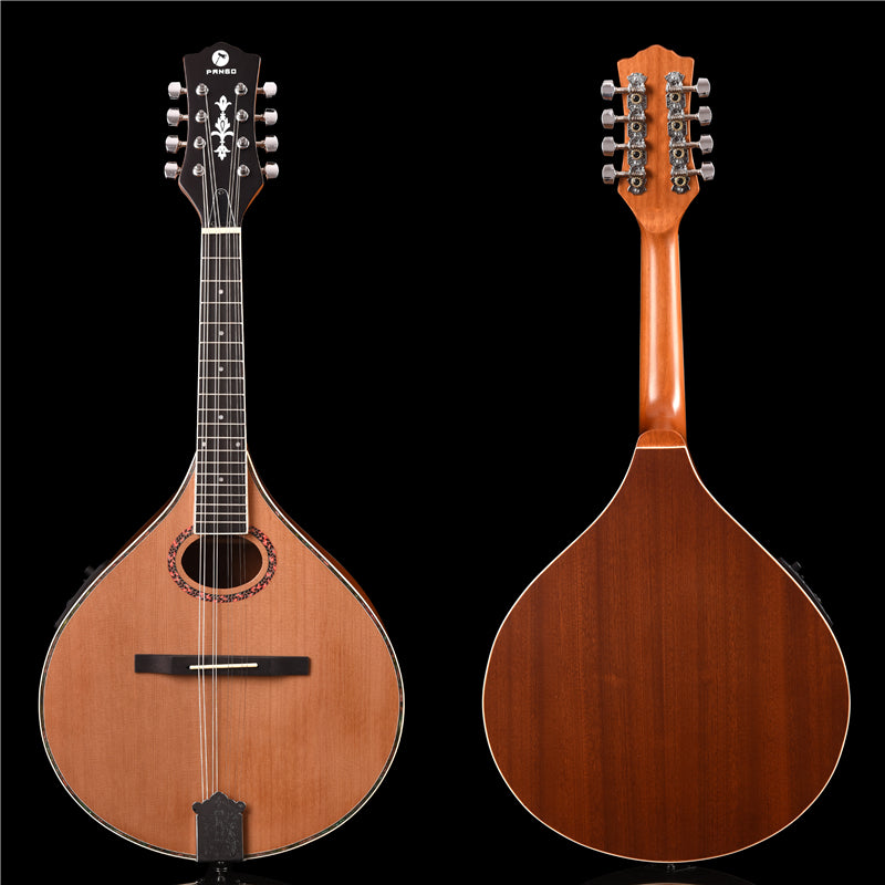 Solid Red Pine Top, 382mm Scale Length – Built-in EQ Bouzouki (PBZ-002)