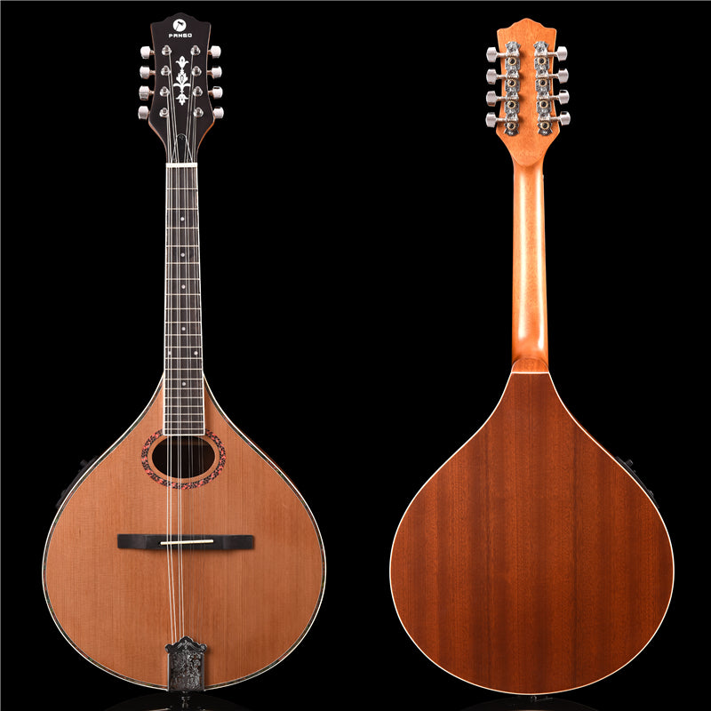 Solid Red Pine Top, 436mm Scale Length – Built-in EQ Bouzouki (PBZ-003)