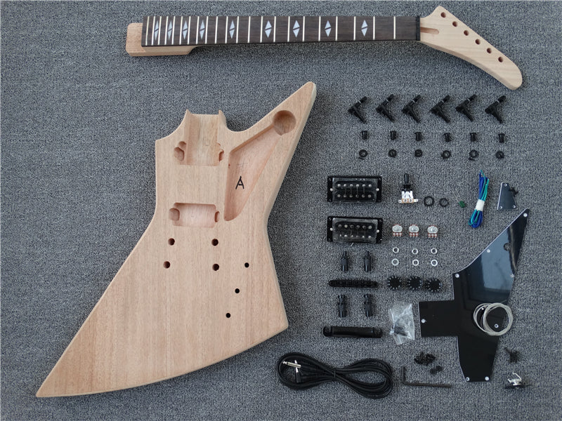 Explorer Style DIY Electric Guitar Kit (PEX-523F, Fast Shipping, Tariff-free)