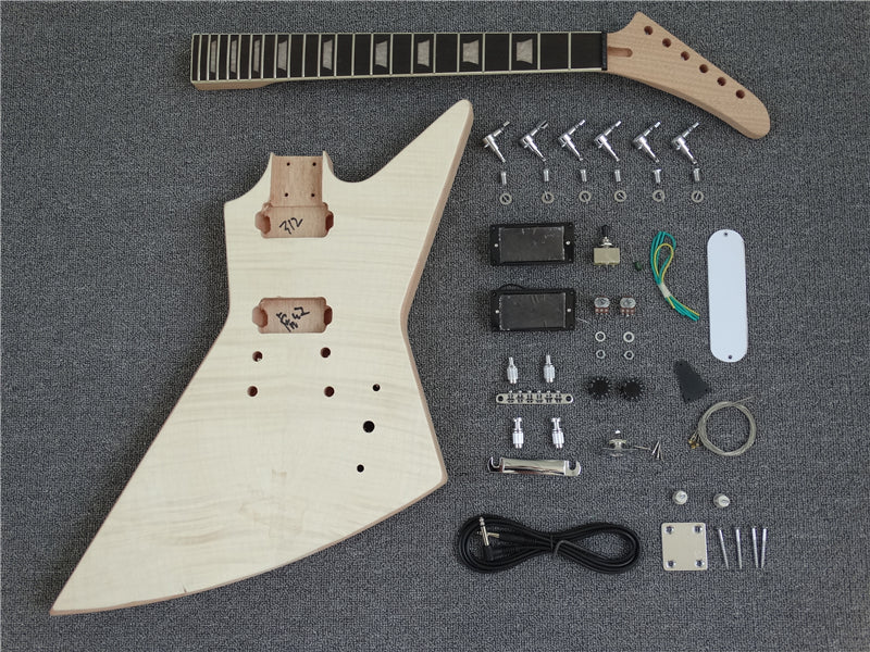 Explorer Style DIY Electric Guitar Kit (PEX-617) — Guitar Kit Shop