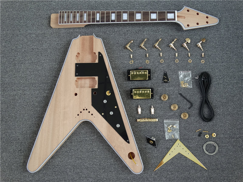 Flying V Style DIY Electric Guitar Kit (PFV-627)
