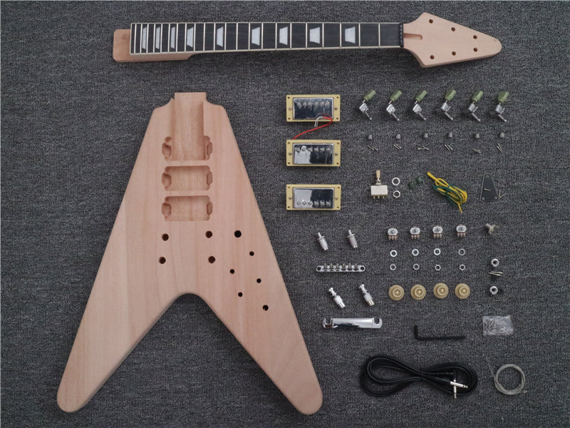 Flying V Style DIY Electric Guitar Kit (PFV-639)