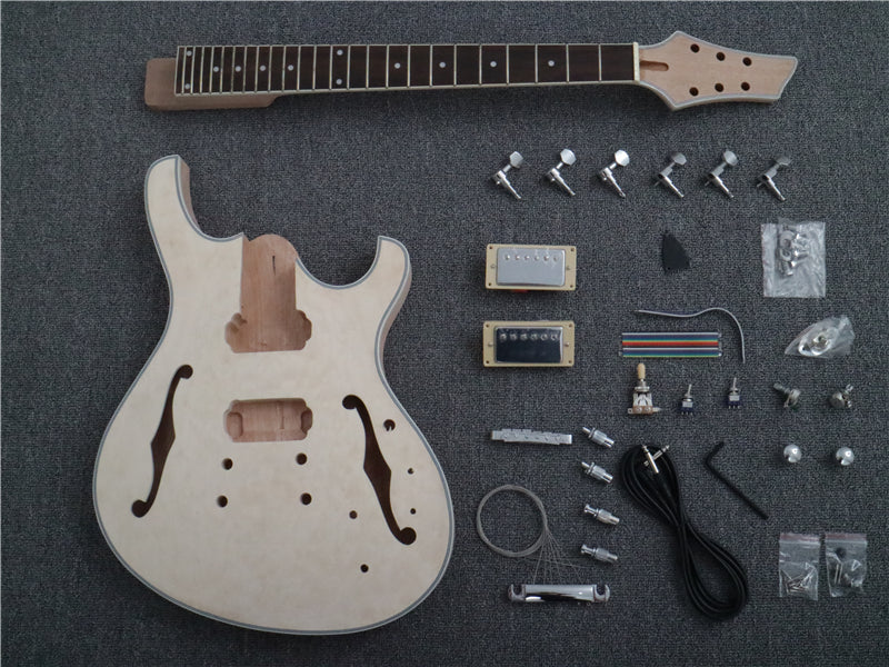 Semi-Hollow Body DIY Electric Guitar Kit (PJS-328)