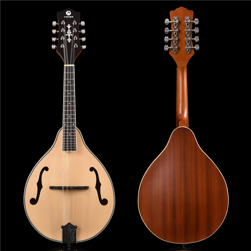 Solid Spruce Top / Sapele Back & Sides A-Style Mandolin (PMA-013)