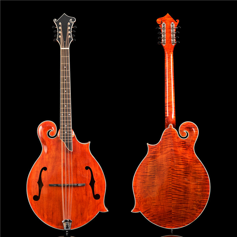 All-Solid Wood Handcrafted F-Style Mandocello (PMB-903)