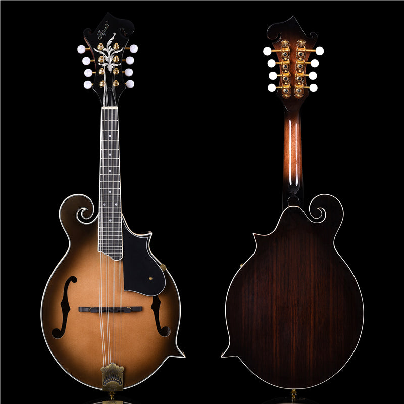 Super 2022 Series Solid Spruce Top F-Style Mandolin (PMF-607)