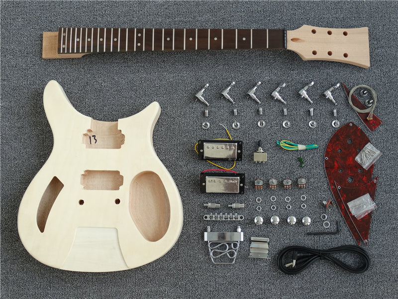 Rick Style Semi Hollow Body DIY Electric Guitar Kit (PRC-326)