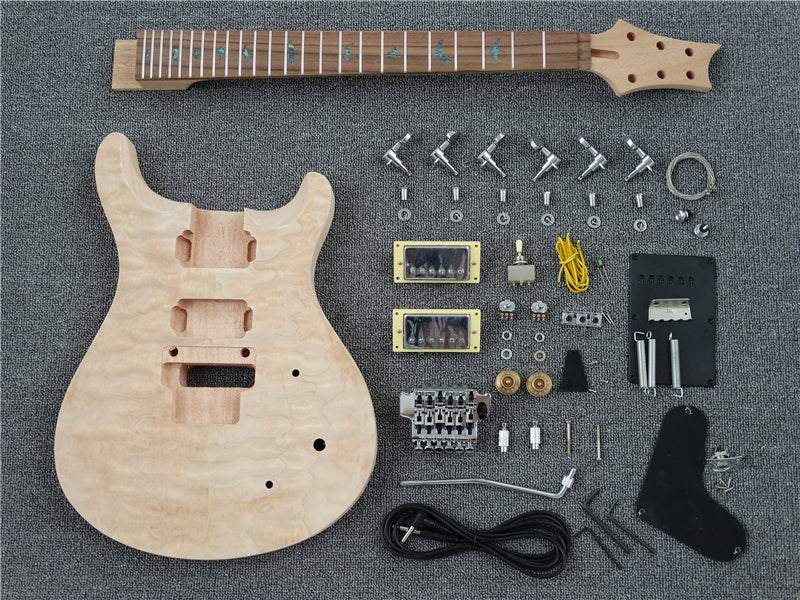 PRS Style DIY Electric Guitar Kit (PRS-716F, Fast Shipping, Tariff-free)