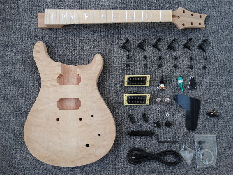 PRS Style DIY Electric Guitar Kit (PRS-720F, Fast Shipping, Tariff-free)