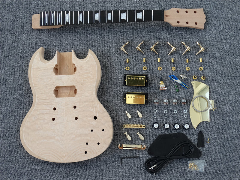 SG Style Ebony Fretboard DIY Electric Guitar Kit (PSG-928)