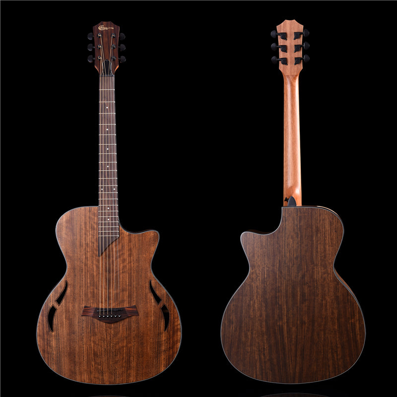 40 Inch Walnut Top, Back & Sides Acoustic Guitar (PWK-023)
