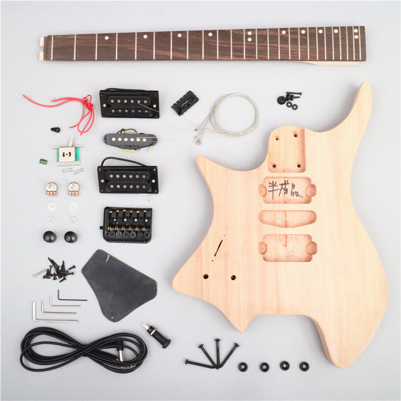 Headless Left Hand DIY Electric Guitar Kit (ZQN-019