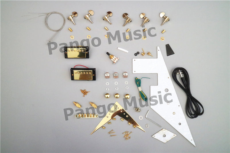 Flying V Style DIY Electric Guitar Kit (PFV-629)