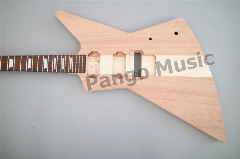 Explorer Style Neck-Through Reverse Headstock DIY Electric Guitar Kit (PEX-631)