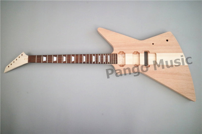 Explorer Style Neck-Through Reverse Headstock DIY Electric Guitar Kit (PEX-631)