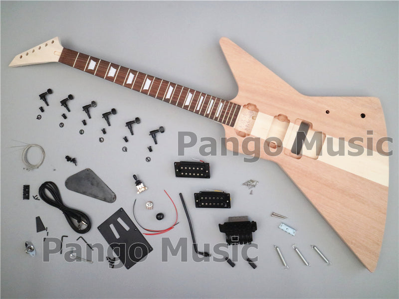 Explorer Style Neck-Through Reverse Headstock DIY Electric Guitar Kit (PEX-631)