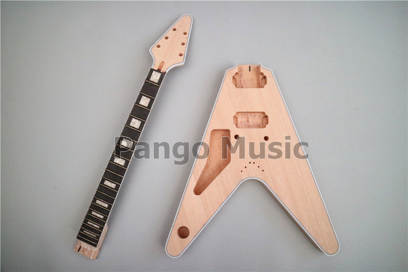 Flying V Style Left Hand DIY Electric Guitar Kit (PFV-632)