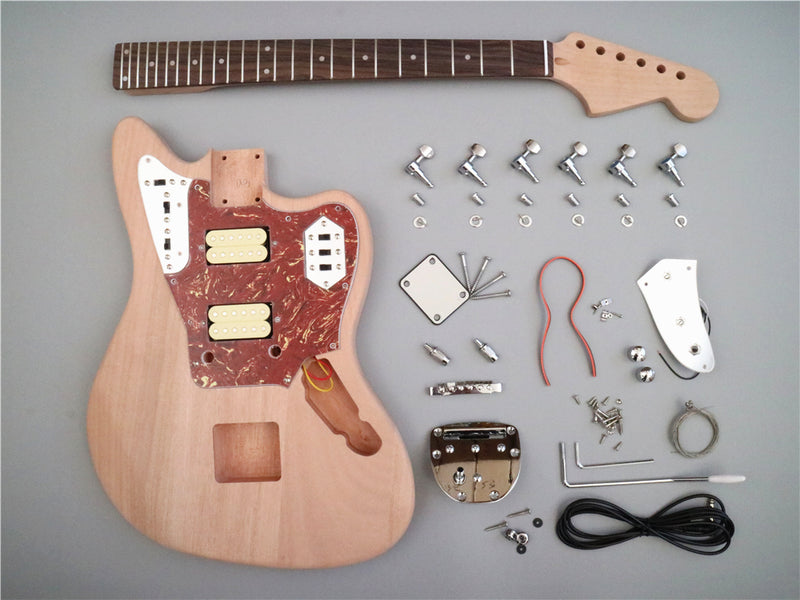 Jaguar Style 24 Frets DIY Electric Guitar Kit (PJG-729F, Fast Shipping, Tariff-free)