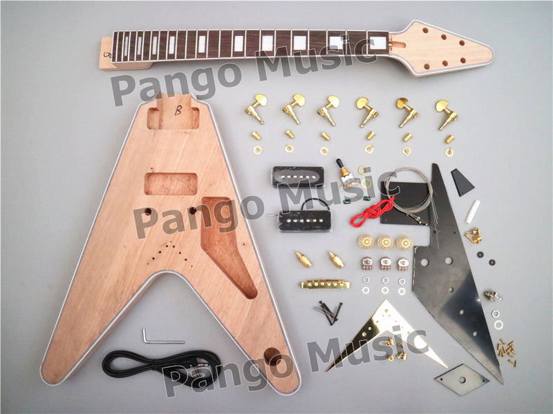 Flying V Style DIY Electric Guitar Kit (PFV-635)