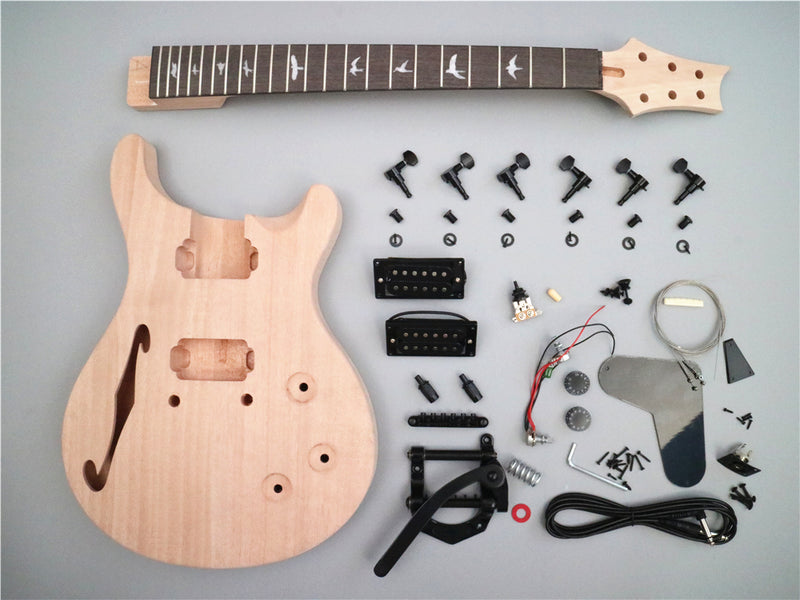 PRS Style F holes Body DIY Electric Guitar Kit (PRS-728)
