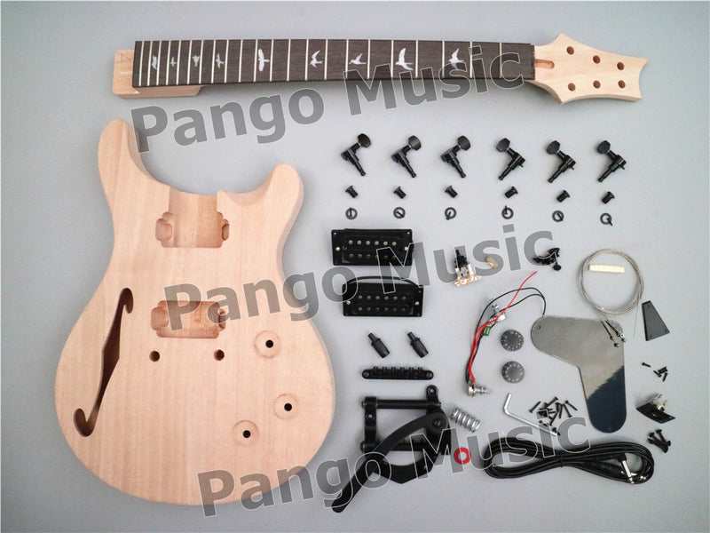 PRS Style F holes Body DIY Electric Guitar Kit (PRS-728)