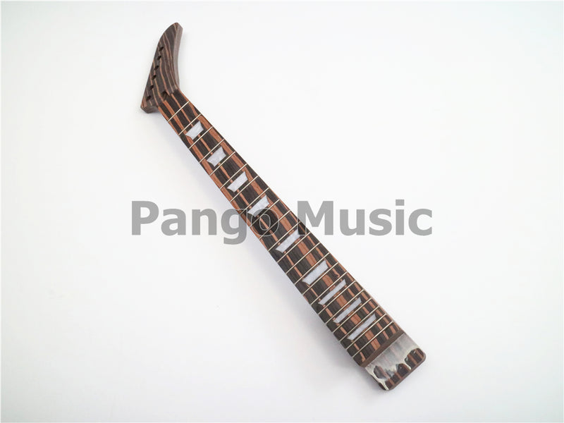 All Zebrawood Explorer Style DIY Electric Guitar Kit (PEX-228)